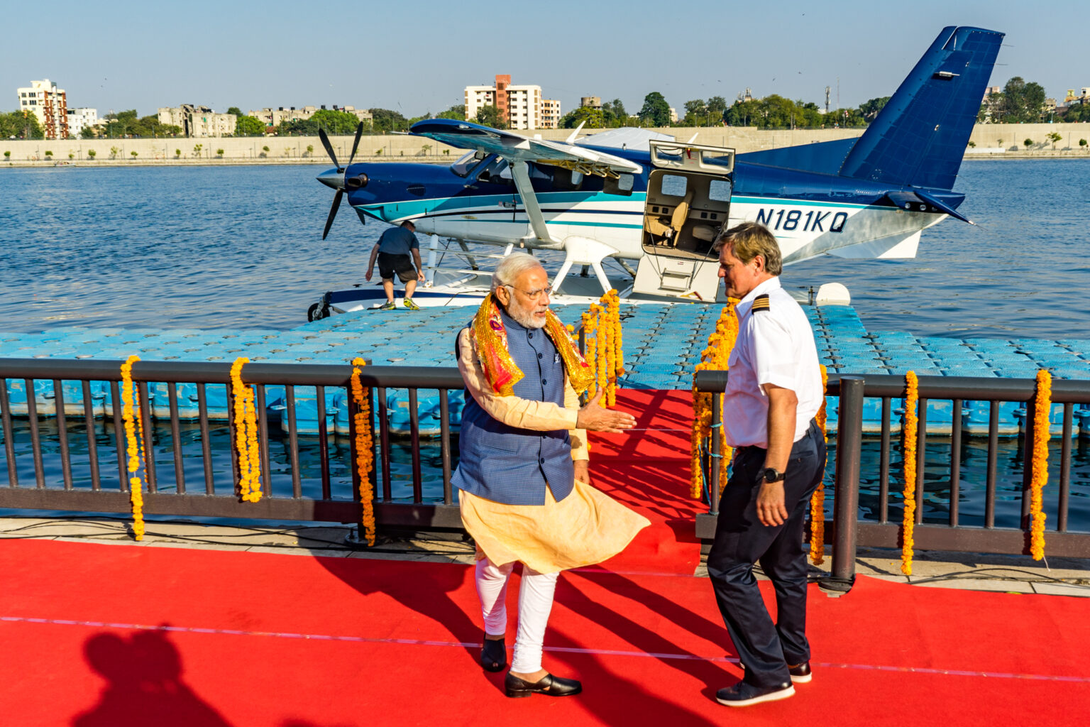 Prime Minister Modi congratulates Captain John Goulet